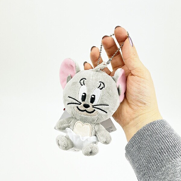 トムとジェリー タフィー マスコットキーチェーン ぬいぐるみ 人形 インテリア キッズ