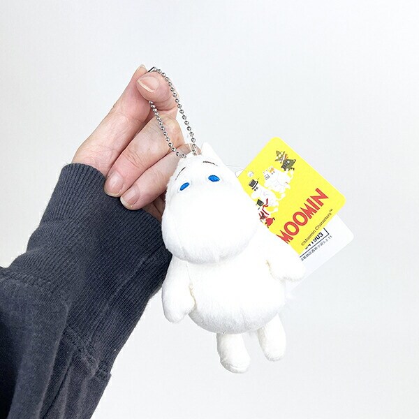 ムーミン ぬいぐるみマスコット ホワイト MOOMIN