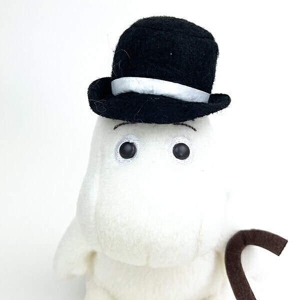 ムーミン ムーミンパパ 手のひらぬいぐるみ ホワイト MOOMIN