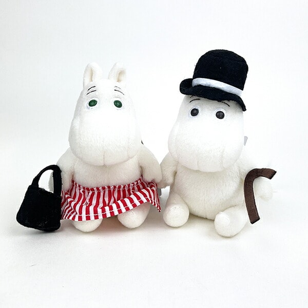 ムーミン ムーミンパパ 手のひらぬいぐるみ ホワイト MOOMIN
