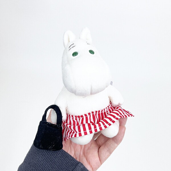 ムーミン ムーミンママ 手のひらぬいぐるみ ホワイト MOOMIN