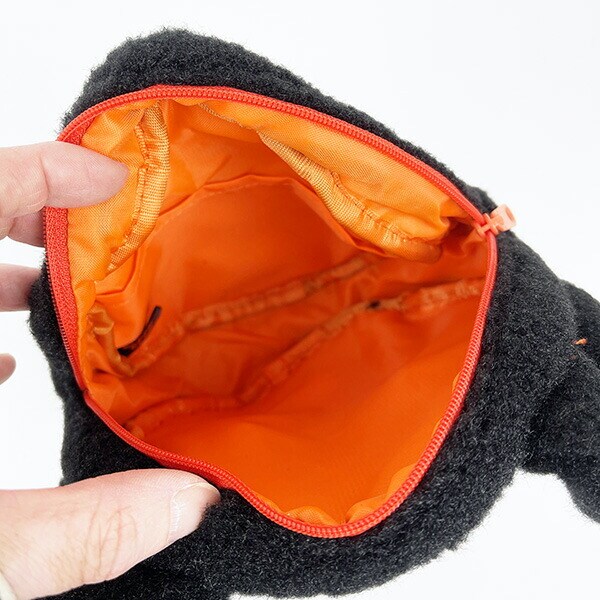 ブラックベア フェイスポーチ 小物入れ ぬいぐるみ 小物入れ