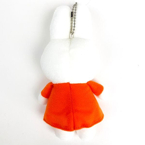 ミッフィー miffy ミッフィー マスコットキーチェーン フィギュア ベビー ストラップ キーホルダー ぬいぐるみ オレンジ