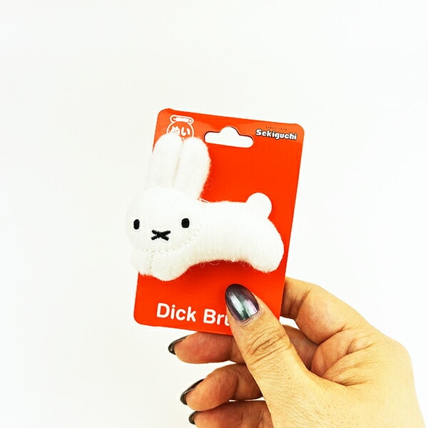 ミッフィー miffy うさぎ ぬいぐるみマスコットバッジ