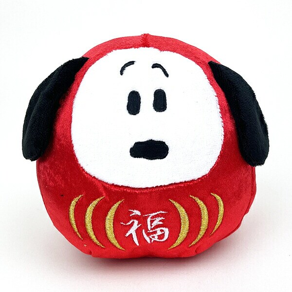 スヌーピー 福だるま ぬいぐるみ(S) SNOOPY