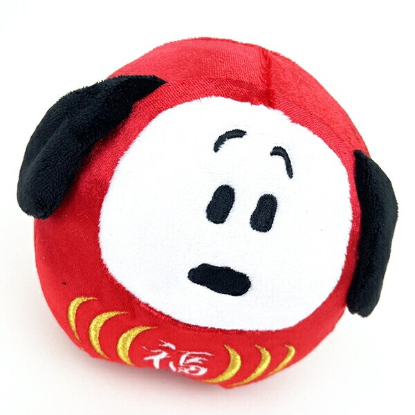 スヌーピー 福だるま ぬいぐるみ(S) SNOOPY