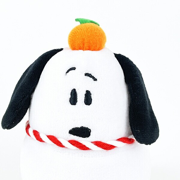 スヌーピー かがみもち キーチェーンマスコット ぬいぐるみ SNOOPY