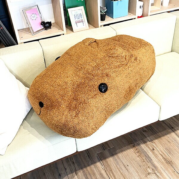 カピバラさん もふっと等身大 ぬいぐるみ ブラウン 特大