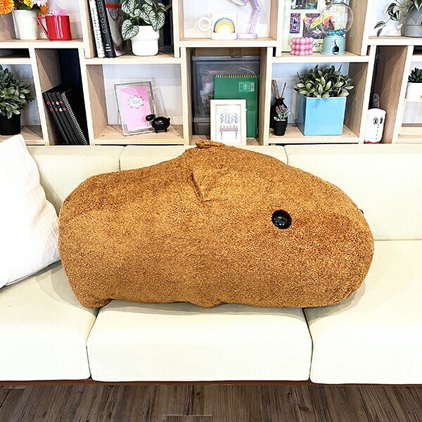 カピバラさん もふっと等身大 ぬいぐるみ ブラウン 特大