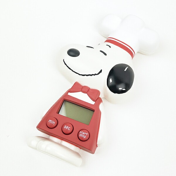 SNOOPY スヌーピー キッチンタイマー レッド シェフスヌーピー キッチン ランチ