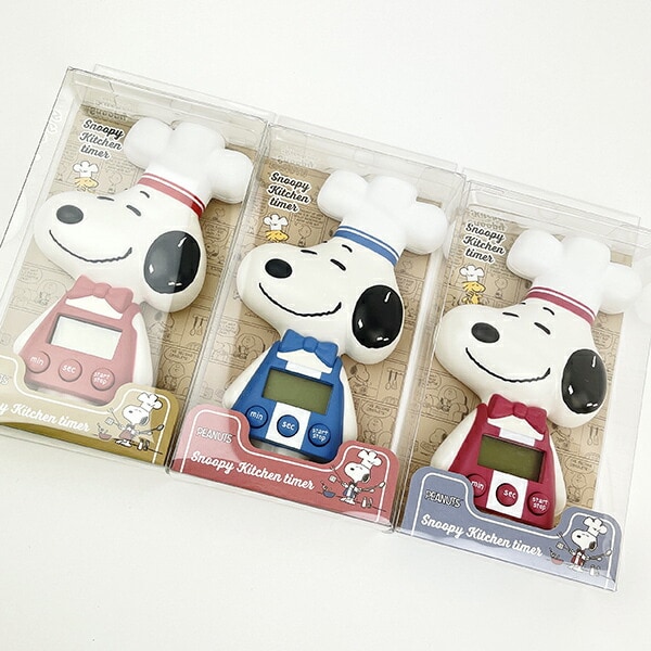 SNOOPY スヌーピー キッチンタイマー レッド シェフスヌーピー キッチン ランチ