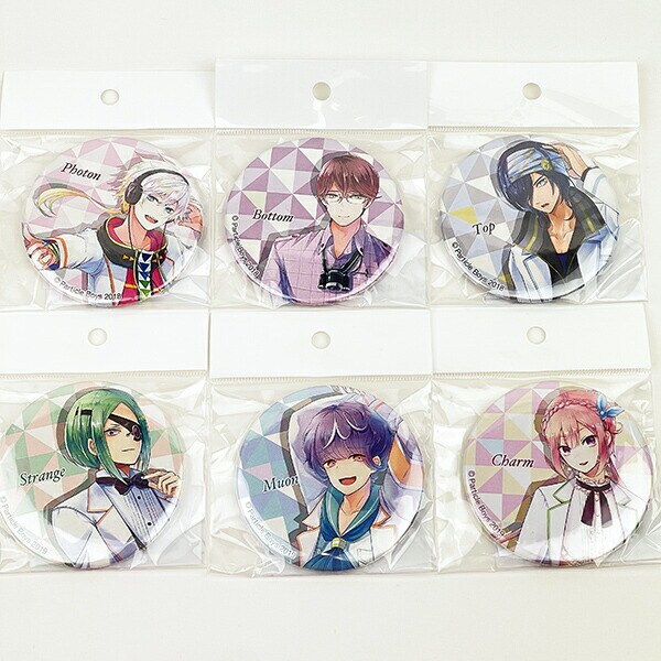 素粒子男子 Particle Boys 缶バッジ D(Up Quark) 推し活 日本製