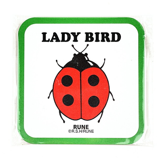 内藤ルネ LADYBIRD コースター キッチン 日本製