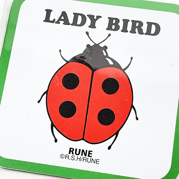 内藤ルネ LADYBIRD コースター キッチン 日本製