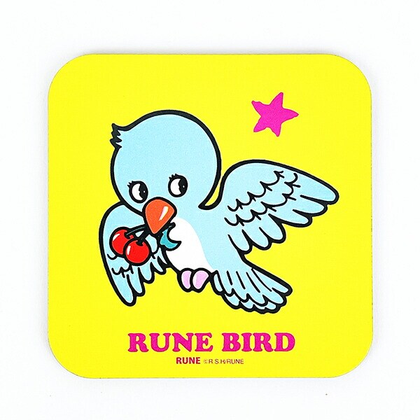 内藤ルネ BLUE BIRD コースター ブルー キッチン 日本製