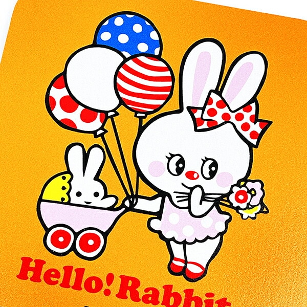 内藤ルネ Rabbit balloon コースター キッチン 日本製