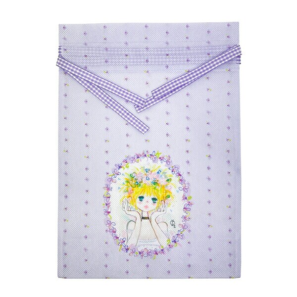 水森亜土 ギフトバッグ(S) 花かんむり ラッピング袋