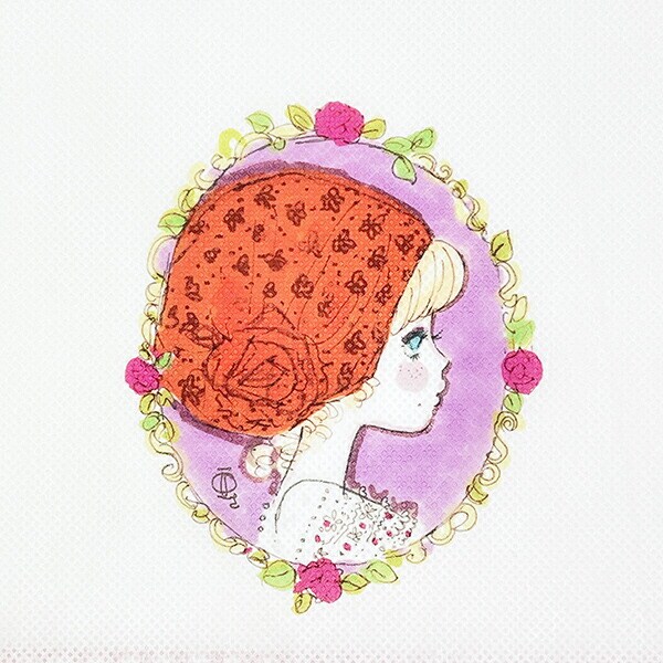 水森亜土 ギフトバッグ(M) 赤いスカーフ ラッピング袋