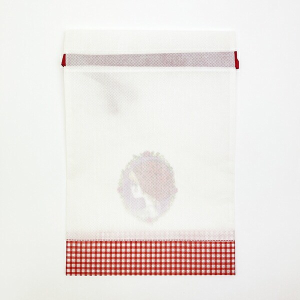 水森亜土 ギフトバッグ(M) 赤いスカーフ ラッピング袋