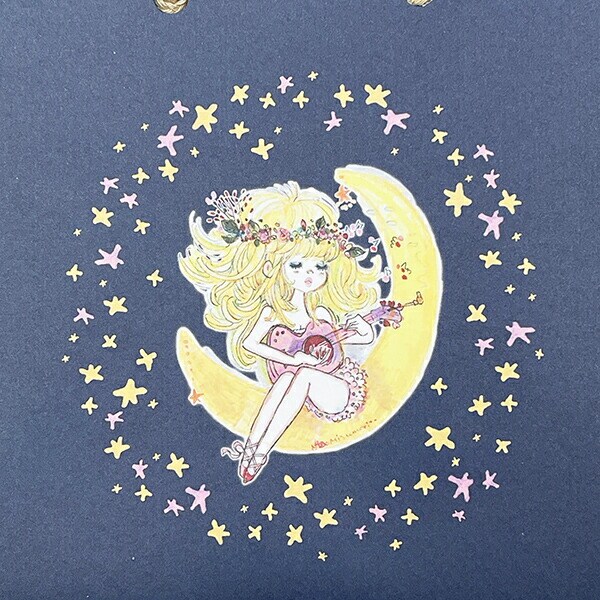 水森亜土 キャリーバッグ(S) ムーン 紙袋