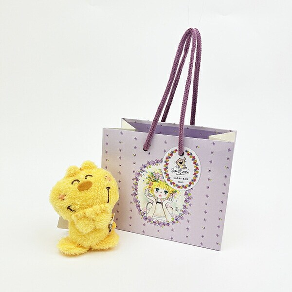 水森亜土 キャリーバッグ(S) 花かんむり 紙袋