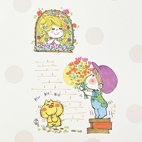 水森亜土 キャリーバッグ(M) フォーユー 紙袋