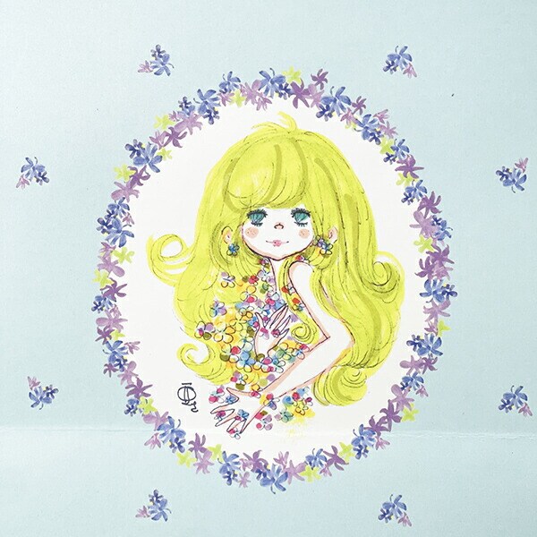 水森亜土 キャリーバッグ(M) ブーケ 紙袋