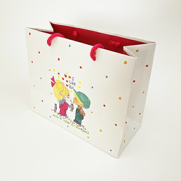 水森亜土 キャリーバッグ(M) ジュース 紙袋