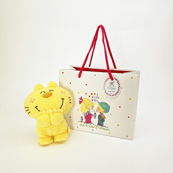 水森亜土 キャリーバッグ(M) ジュース 紙袋