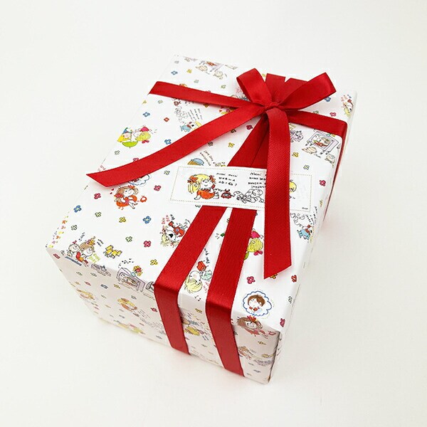 水森亜土 ミニラッピングペーパー デート 包装紙 ラッピング紙