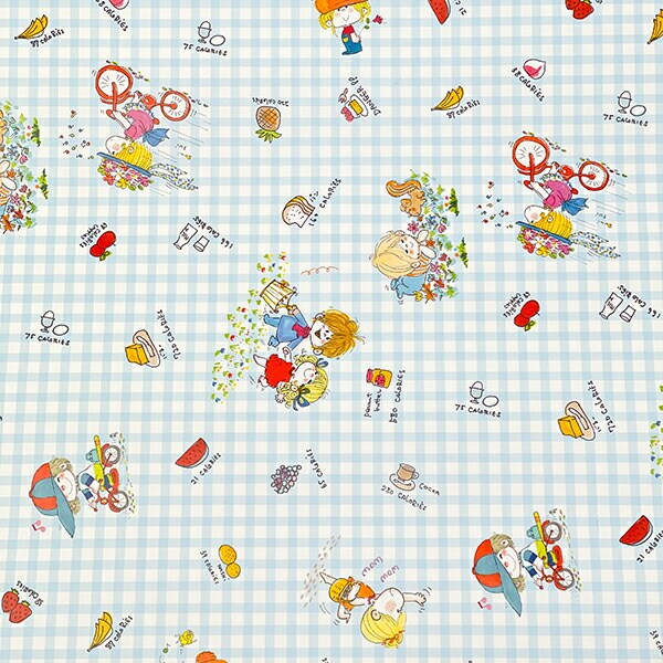 水森亜土 ミニラッピングペーパー ピクニック 包装紙 ラッピング紙