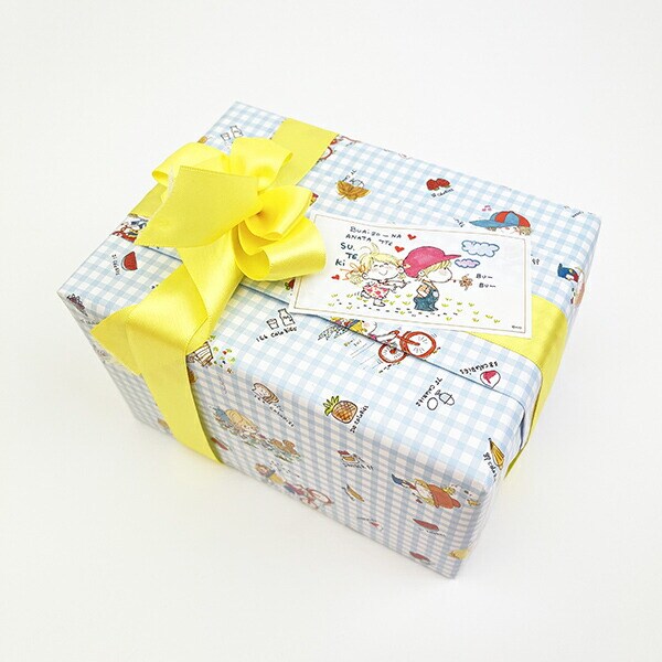 水森亜土 ミニラッピングペーパー ピクニック 包装紙 ラッピング紙