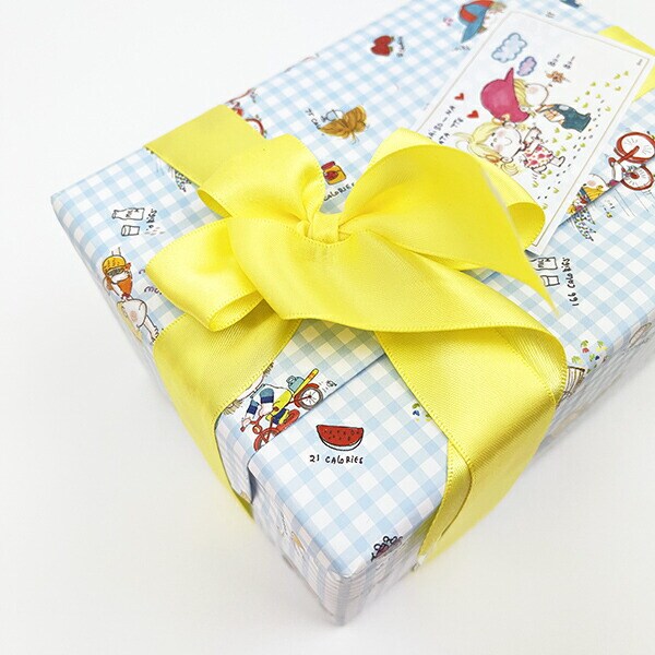 水森亜土 ミニラッピングペーパー ピクニック 包装紙 ラッピング紙