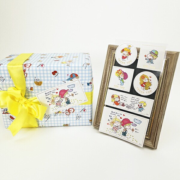 水森亜土 ギフトシール カップル