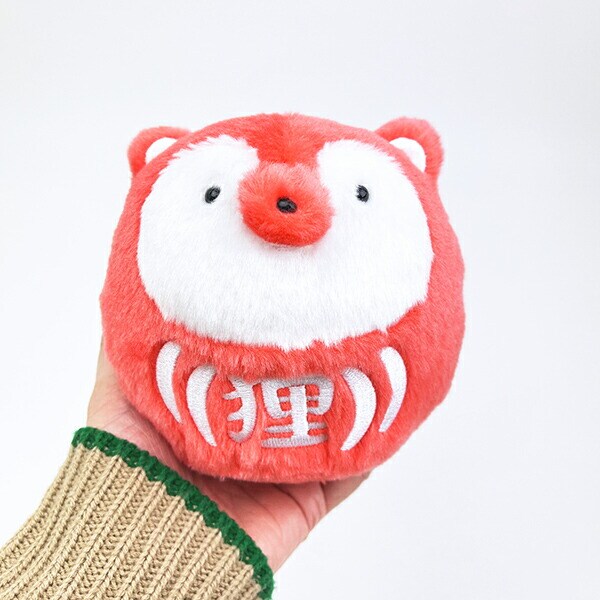 タヌキとキツネ タヌキだるま ぬいぐるみ