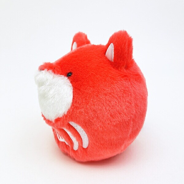 タヌキとキツネ キツネだるま ぬいぐるみ