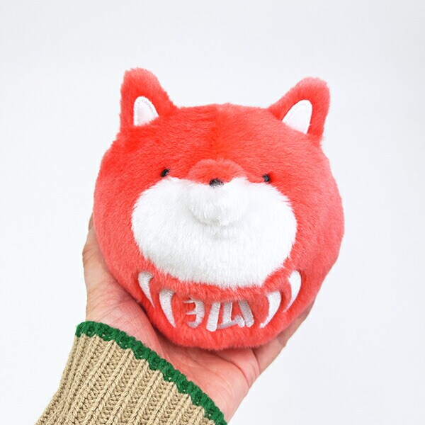 タヌキとキツネ キツネだるま ぬいぐるみ