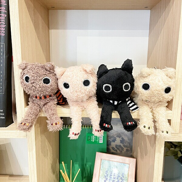 ぬいぐるみ ネイル猫シリーズ  クロ 人形 インテリア キッズ ギフト