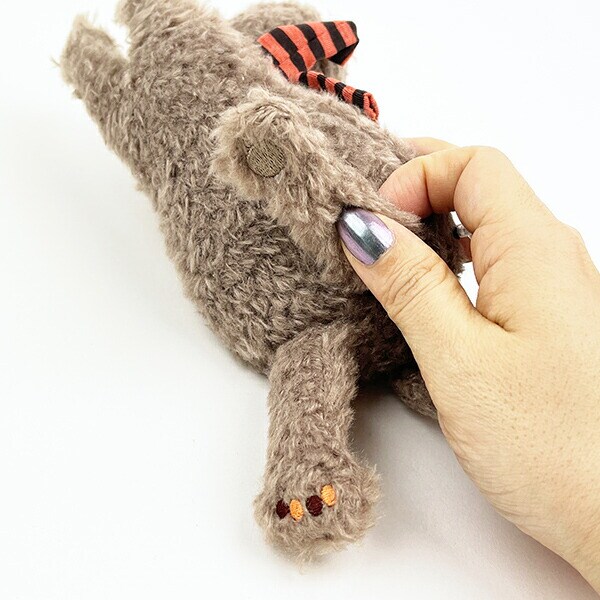 ぬいぐるみ ネイル猫シリーズ  ブラウン 人形 インテリア キッズ ギフト