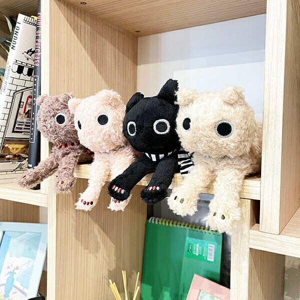 ぬいぐるみ ネイル猫シリーズ  ブラウン 人形 インテリア キッズ ギフト