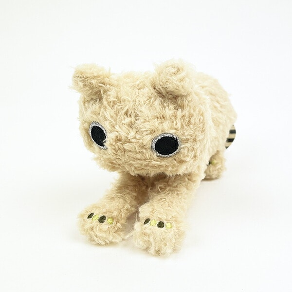 ぬいぐるみ ネイル猫シリーズ  ベージュ 人形 インテリア キッズ ギフト