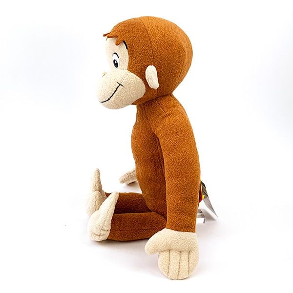 おさるのジョージ ぬいぐるみ Lサイズ アニメーションジョージ/ふかふか インテリア ブラウン