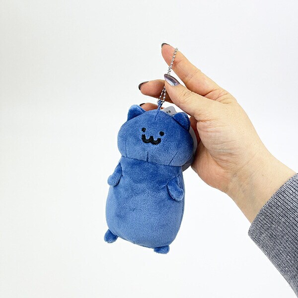 お文具といっしょ 猫さん マスコット チェーン ぬいぐるみ インテリア