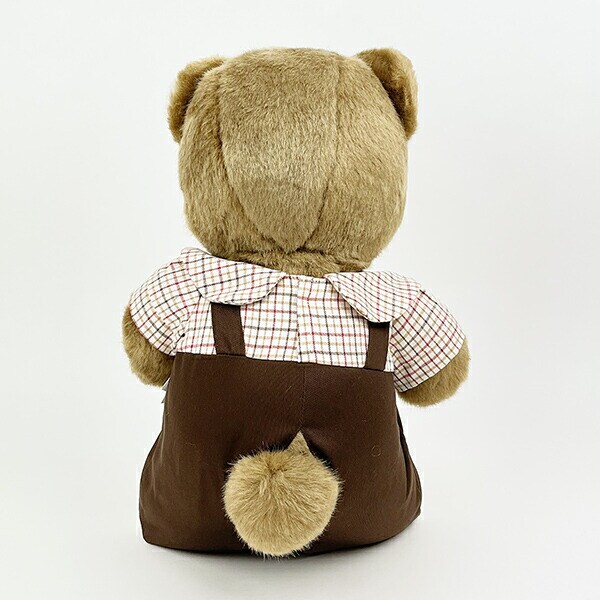ぬいぐるみ マック Ｌ チェックシャツ ブラウン『ラッキー・マック・サンディ』シリーズ 人形 インテリア キッズ ギフト