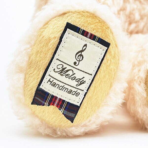 くまのメロディ ぬいぐるみ （M） ピンク 日本製