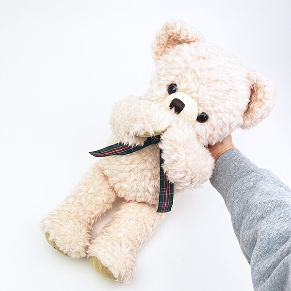 くまのメロディ ぬいぐるみ （L） ピンク 日本製