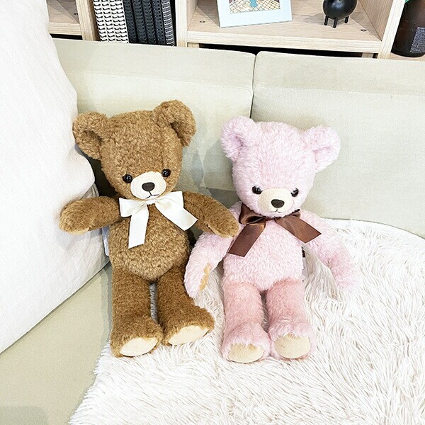 ぬいぐるみ フカフカメロディ Ｍ ブラウン 人形 インテリア キッズ ギフト