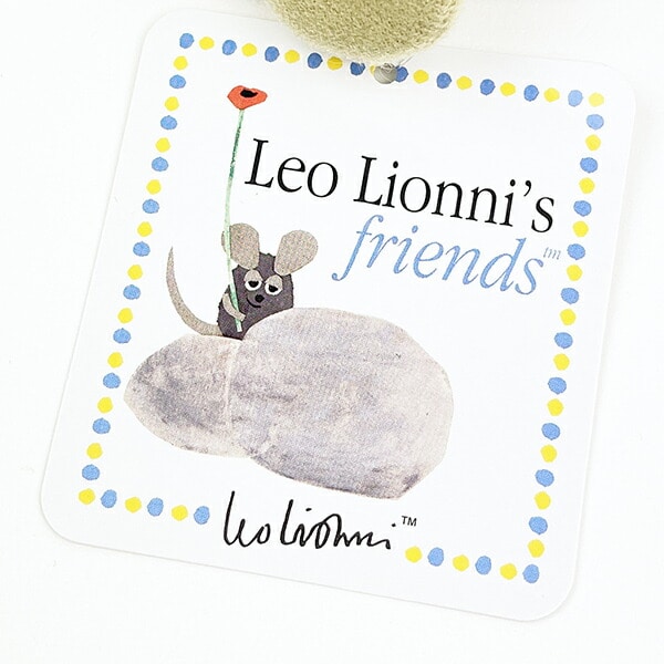 レオ・レオニ ふかふかフレデリック マスコットチェーン グレー ぬいぐるみ キーホルダー