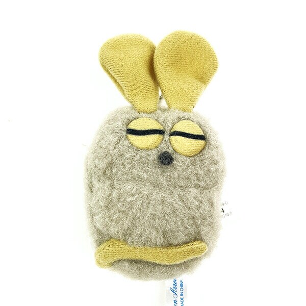 レオ・レオニ ふかふかフレデリック 瞑想 マスコットチェーン グレー ぬいぐるみ キーホルダー