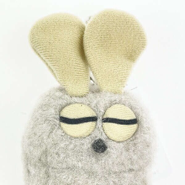 レオ・レオニ ふかふかフレデリック 瞑想 マスコットチェーン グレー ぬいぐるみ キーホルダー